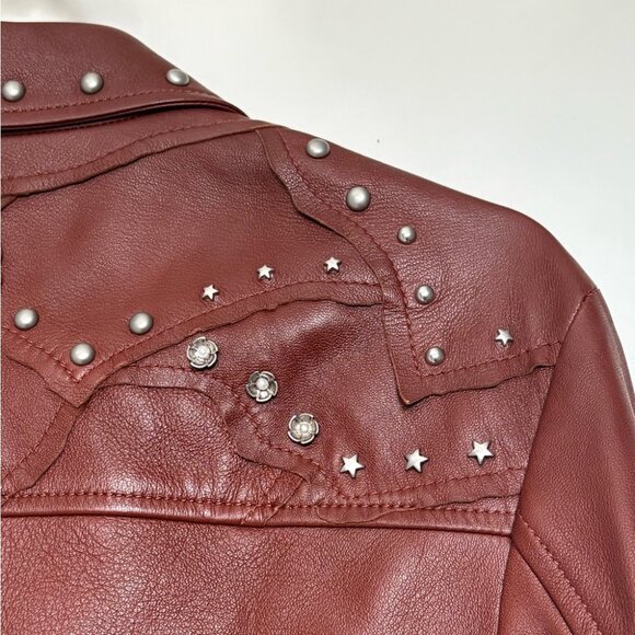 Coach 1941 Fall 2017 Runway Studded Leather Jacket Tobacco - Picture 6 of 9